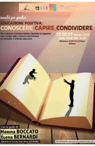 INCONTRI PER GENITORI “EDUCAZIONE POSITIVA: CONOSCERE, CAPIRE, CONDIVIDERE”