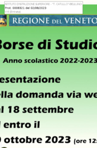 Borse di studio Regione Veneto